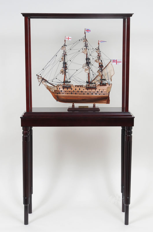 Picture of Old Modern Handicrafts P035 Display Case for Tall Ship L40 with Legs