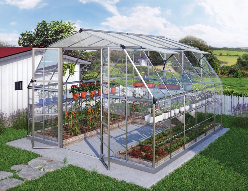 Picture of Palram - Canopia HG5212 Americana Greenhouse - 12 x 12 ft. - Silver