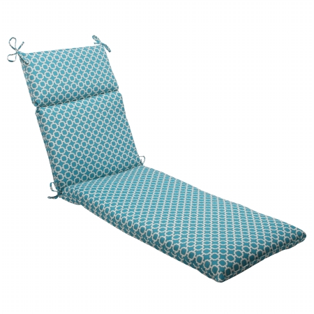 Picture of Pillow Perfect 498492 Hockley Teal Chaise Lounge Cushion