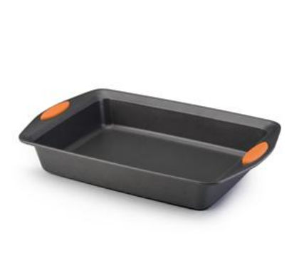 Picture of Rachael Ray 54072 Bakeware  Oven Lovin Rectangle 9-Inch by 13-Inch Cake Pan  Grey