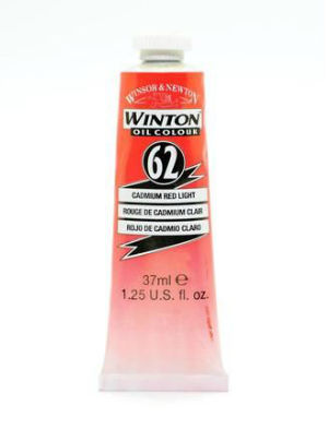 Picture of Winsor & Newton 1414099 37ml Winton Oil Color - Cadmium Red Medium