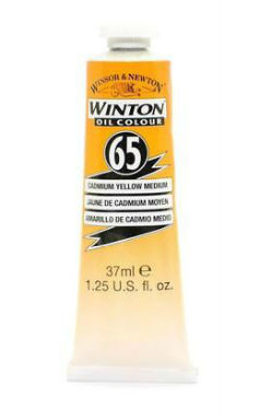 Picture of Winsor & Newton 1414116 37ml Winton Oil Color - Cadmium Yellow Medium