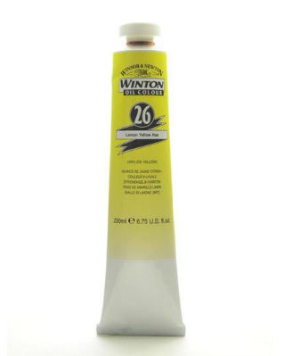 Picture of Winsor & Newton 1437346 200ml Winton Oil Color - Lemon Yellow Hue