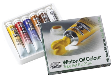 Picture of Winsor & Newton 1490617 Winton Oil Color Introductory Set - 21ml Tubes in 6 Colors