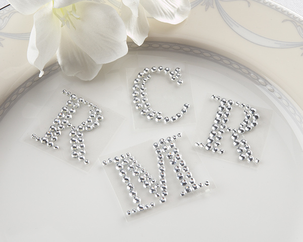 Picture of Kate Aspen 15021XC Jeweled Monogram Letters Set of 24