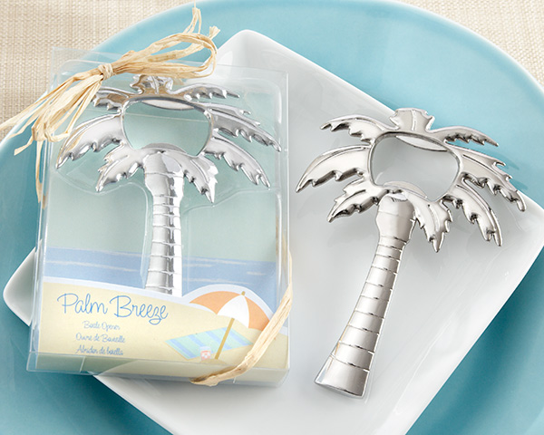 Picture of Kate Aspen 11125NA Palm Breeze Chrome Palm Tree Bottle Opener