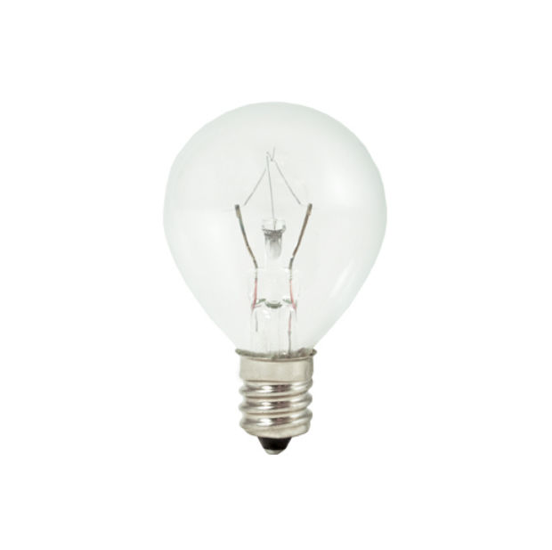 Picture of Bulbrite 461040 40-Watt Dimmable Krypton Krystal Touch Globe G11- Candelabra Base- Clear - Pack of 10