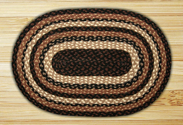 Picture of Capitol Earth Rugs 02-313 Mocha-Frappuccino Jute Braided Rug