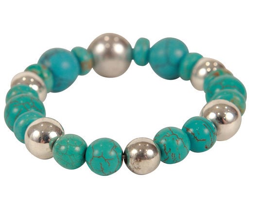 Picture of 290-TBRND Bret Roberts Turquoise Round Bead Bracelet