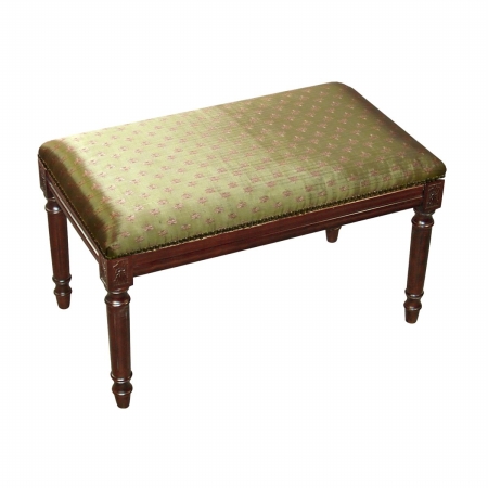 Picture of 123 Creations C692BC Dragonfly-Green Fabric Upholstered Bench