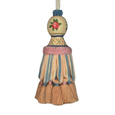 Picture of 123 Creations C202Y Laura-Yellow hand painted tassel