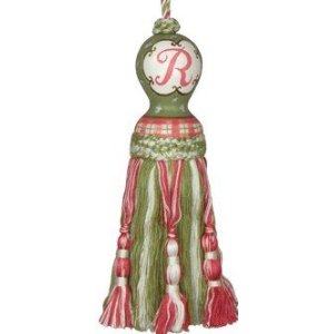Picture of 123 Creations C450FF Initial tassel F hand painted tassel