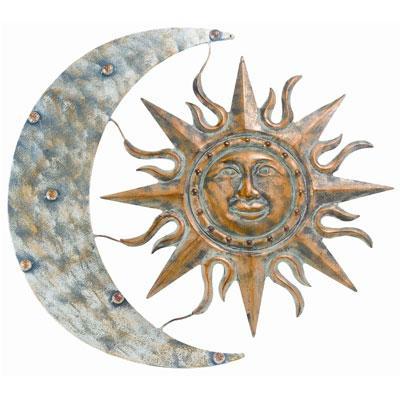 Picture of Aztec Sun And Moon Wall Art