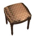 123 Creations C693FS Dragonfly-Brown Fabric Upholstered Stool 123 Creations C693FS Dragonfly-Brown Fabric Upholstered Stool