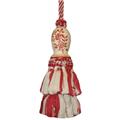 123 Creations C091RD Toile-Red hand painted tassel 123 Creations C091RD Toile-Red hand painted tassel