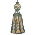 123 Creations C201B Carolyn-Blue hand painted tassel 123 Creations C201B Carolyn-Blue hand painted tassel