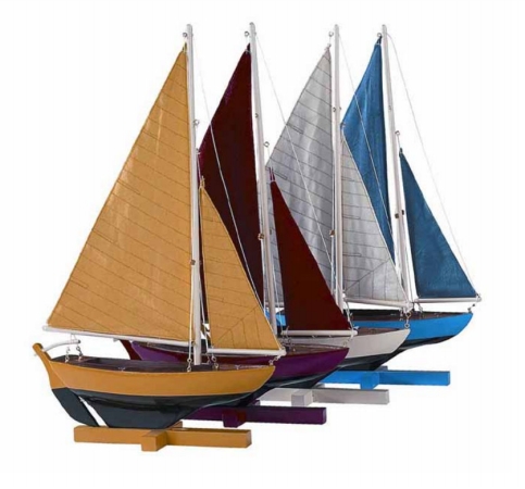 Picture of Authentic Models AS170 Sunset Sailers  Set Of 4