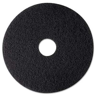 Picture of 3M 08270 High Productivity Floor Pad 7300  12 in.   Black  5 Pads-Carton