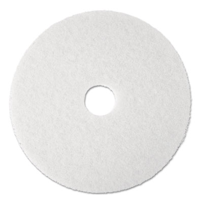 Picture of 3M 08483 Super Polish Floor Pad 4100- 19 in. - White- 5 Pads-Carton