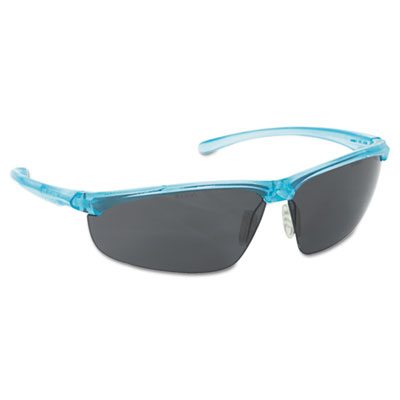 3M 117360000020 Refine 202 Safety Glasses Wraparound Gray AntiFog Lens Teal Frame