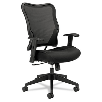 Picture of Basyx VL702MM10 VL702 High-Back Swivel-Tilt Work Chair&#44; Black Mesh