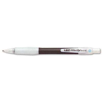 Picture of Bic MV511 BLK Velocity Mechanical Pencil&#44; HB No. 2&#44; 0.5 mm&#44; Black-Smoke Barrel&#44; Refillable