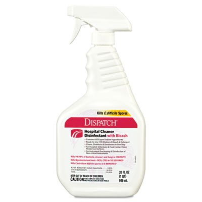 Picture of Caltech 68970 Hospital Cleaner Disinfectant with Bleach- 1 qt. Trigger Spray Bottle