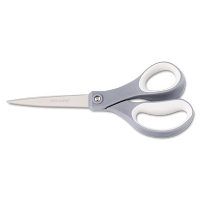 Picture of Fiskars 01-005409 Recycled Everyday Titanium Softgrip Scissors  8 in. Length  Blue-Gray