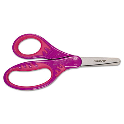 Picture of Fiskars 194220-1001 Softgrip Scissors for Kids- 5 in. Length- 1.75 in. Cut- Blunt Tip- Assorted Handle
