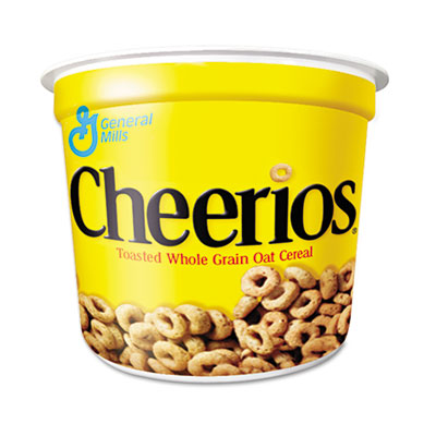 Picture of General Mills SN13896 Cheerios Breakfast Cereal  Single-Serve 1.3oz Cup  6 Cups-Pack