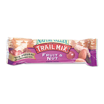 Picture of General Mills SN1512 Nature Valley Granola Bars  Chewy Trail Mix Cereal  1.2oz Bar  16 Bars-Box