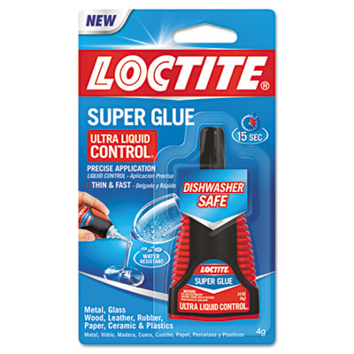 Picture of Loctite 1647358 Liquid Super Glue  Clear  0.14oz  1-ea
