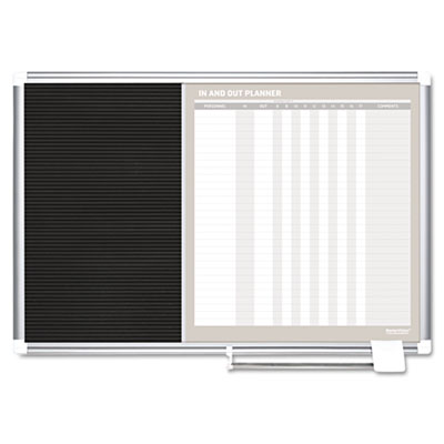 Picture of Mastervision GA0387830 MasterVision In-Out and Notice Board  36x24  Silver Frame