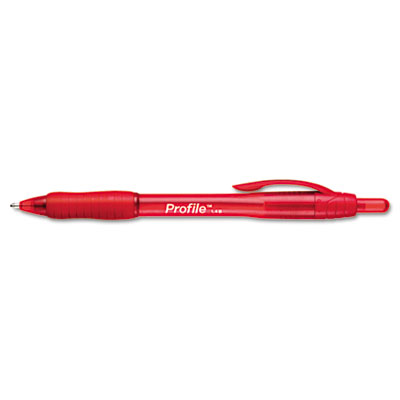 89467 Profile Ballpoint Retractable Pen  Red Ink  Bold  Dozen -  Paper Mate