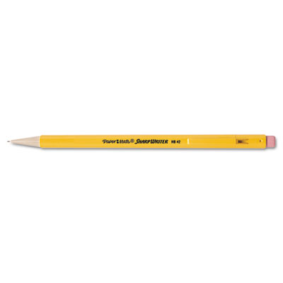 Picture of Paper Mate 3030131 Sharpwriter Mechanical Pencil  HB  0.7 mm  Yellow Barrel  Dozen
