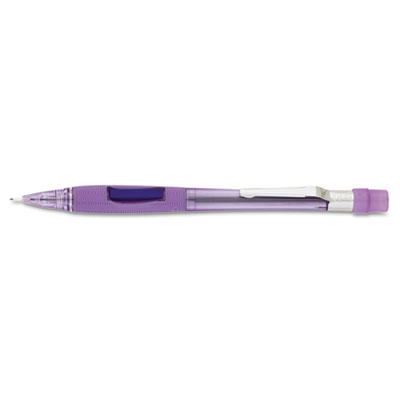 Picture of Pentel PD347TV Quicker Clicker Mechanical Pencil  0.7 mm  Transparent Violet Barrel