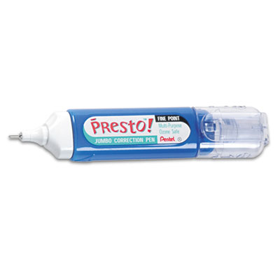 Picture of Pentel ZL31W Presto Multipurpose Correction Pen- 12 ml- White