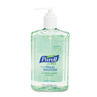 Instant Hand Sanitizer with Aloe- 12-oz. Pump Bottle 12 oz.