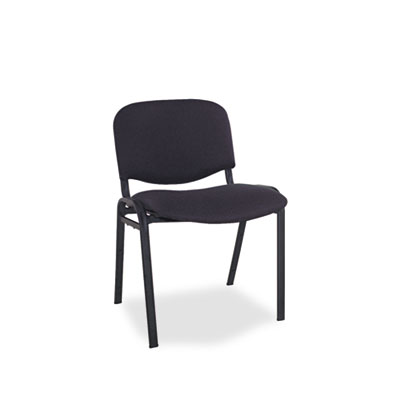 Picture of Alera ALESC67FA10B Continental Series Stacking Chairs&#44; Black Fabric Upholstery&#44; 4-Carton