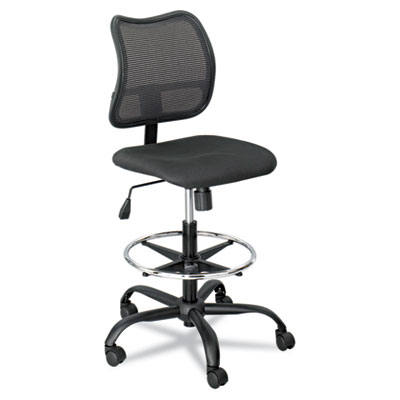 Vue Series Mesh Extended Height Chair- Black