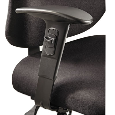 Picture of Safco 3399BL Optional T-Pad Adjustable Arms for Alday 24-7 Task Chair  Black  2-Pair