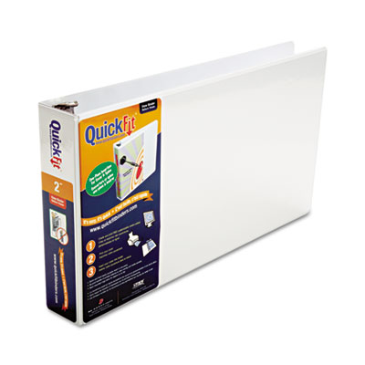 Picture of Stride 94030 Quick Fit Ledger D-Ring Binder- 2 in. Capacity- 11 x 17- White
