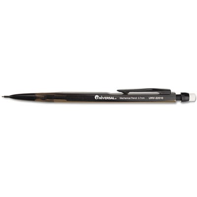 Picture of Universal UNV22010 Mechanical Pencil- 0.7 mm- Smoke Barrel- 12-Pack