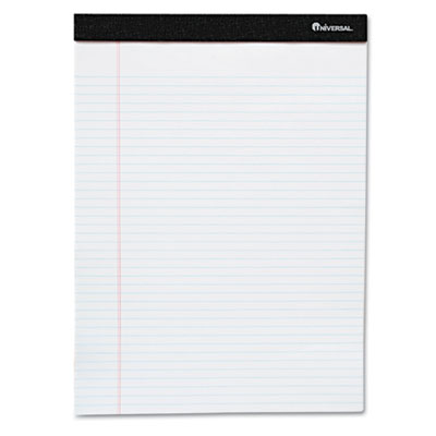 Picture of Universal UNV56300 Perforated Edge Ruled Writing Pads- Jr. Legal- 6-Pack- White