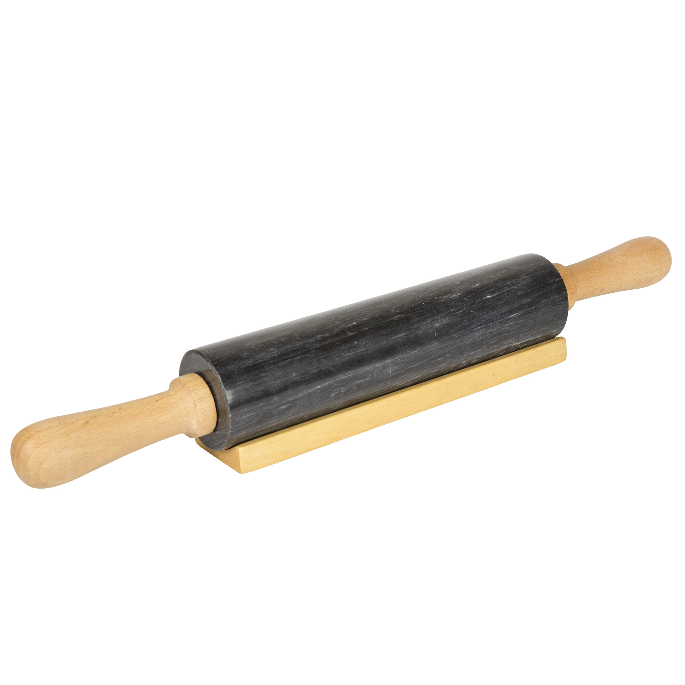 Picture of EVCO International 74763 Black Marble Deluxe Rolling Pin