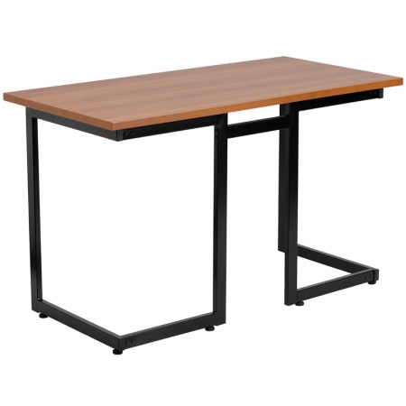 Picture of Flash Furniture Cherry Computer Desk with Black Frame - NAN-JN-2811-GG