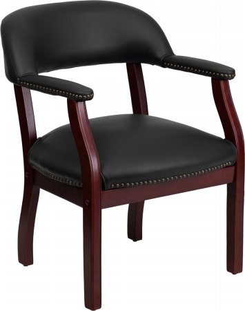 Picture of Flash Furniture Black Vinyl Luxurious Conference Chair - B-Z105-BLACK-GG