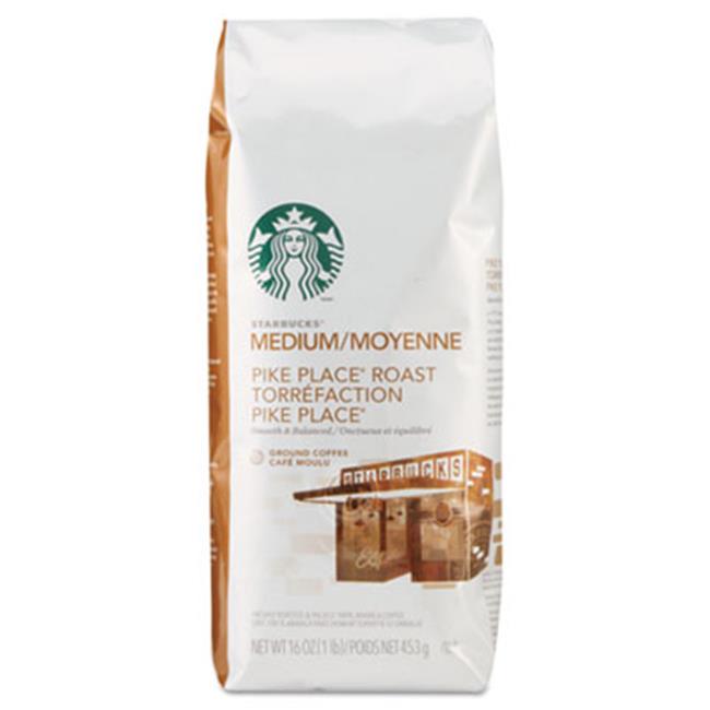 Starbucks 11018186 Coffee Pike Place Ground 1 lb. Bag