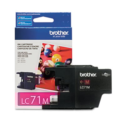 Picture of Brother LC71M Ink  300 Page-Yield  Magenta
