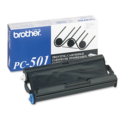 Picture of Brother Compatible PC-501 Thermal Transfer Print Cartridge Black